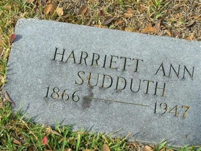Harriett Ann Sudduth on Sysoon