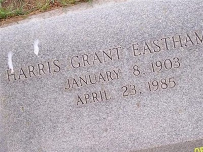 Harris Grant Eastham, Jr on Sysoon