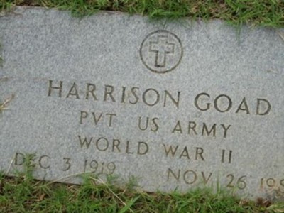 Harrison H. Goad, Find a grave on Sysoon Harrison H. Goad on Sysoon