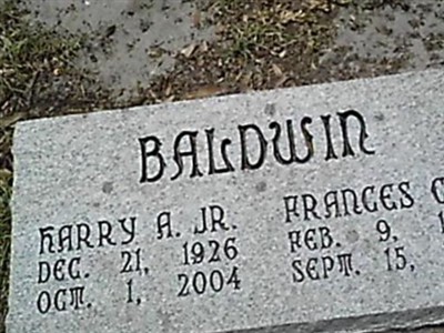 Harry A Baldwin, Jr on Sysoon