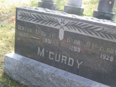 Harry B McCurdy on Sysoon