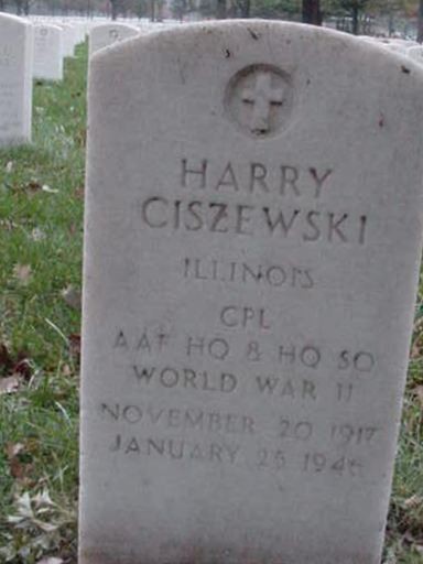 Harry Ciszewski on Sysoon