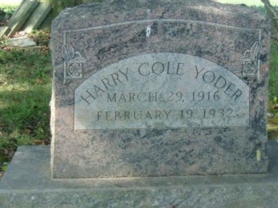 Harry Cole Yoder on Sysoon