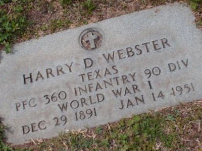 Harry D. Webster on Sysoon