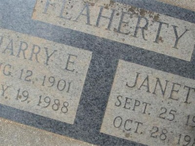 Harry E Flaherty on Sysoon