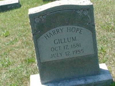 Harry Hope Gillum on Sysoon