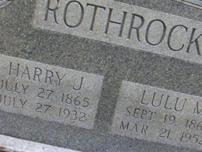 Harry Joel Rothrock on Sysoon