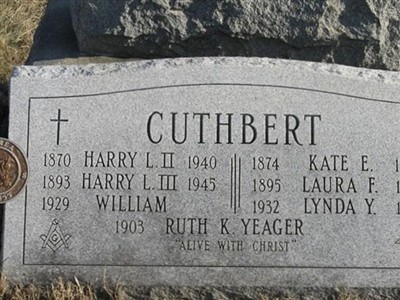 Harry L. Cuthbert on Sysoon