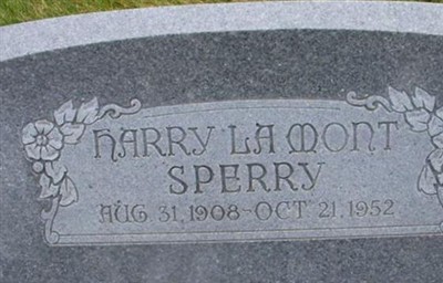 Harry Lamont Sperry on Sysoon