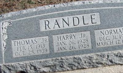 Harry Randle, Jr, Find a grave on Sysoon Harry Randle, Jr on Sysoon