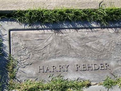 Harry Rehder on Sysoon
