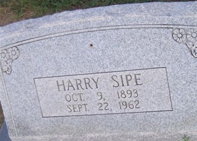 Harry Sipe on Sysoon