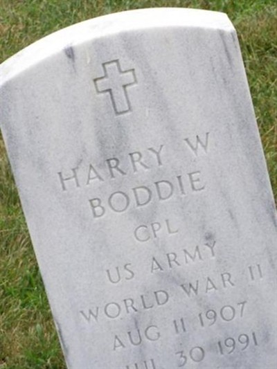 Harry W Boddie on Sysoon