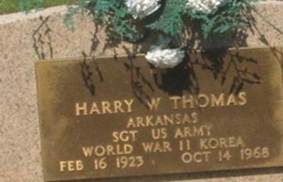 Harry W. Thomas on Sysoon