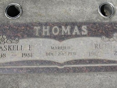 Haskell E. Thomas on Sysoon