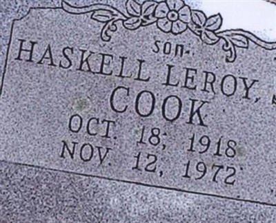 Haskell Leroy Cook, Jr on Sysoon
