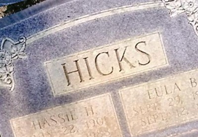 Hassie H. Hicks on Sysoon