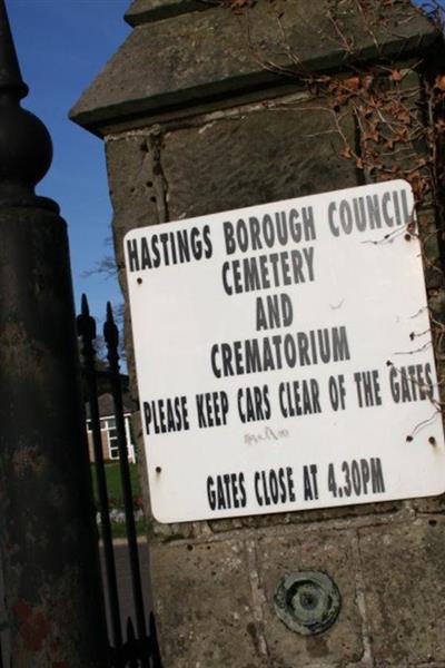 Hastings Cemetery and Crematorium on Sysoon