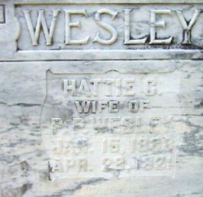 Hattie C Wesley on Sysoon