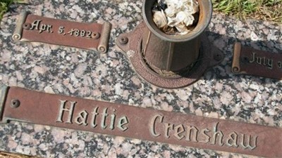 Hattie Crenshaw on Sysoon