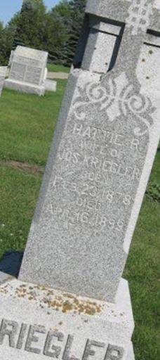 Hattie R. Kriegler on Sysoon