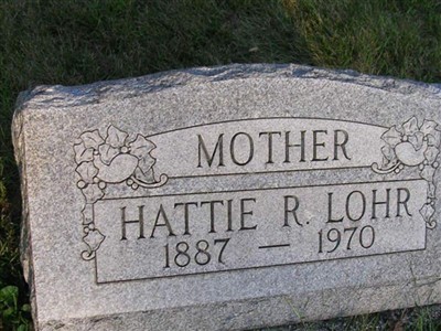 Hattie R Lohr on Sysoon