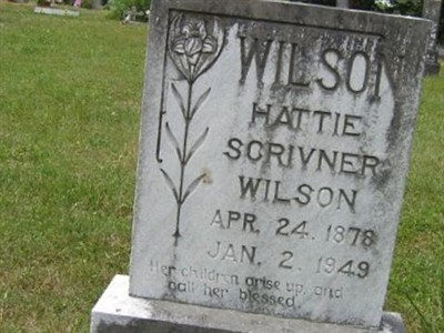 Hattie Scrivner Wilson on Sysoon