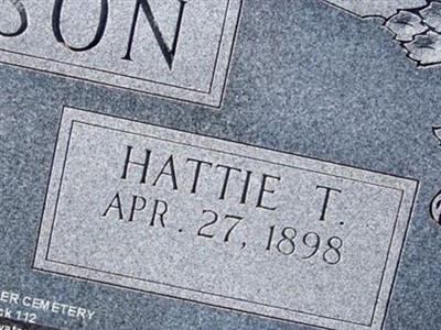 Hattie Telithia Jackson on Sysoon