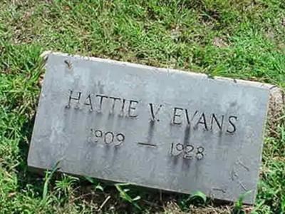 Hattie V. Evans on Sysoon
