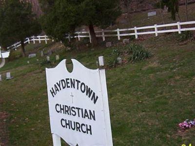 Haydentown Christain Church Cemetery on Sysoon