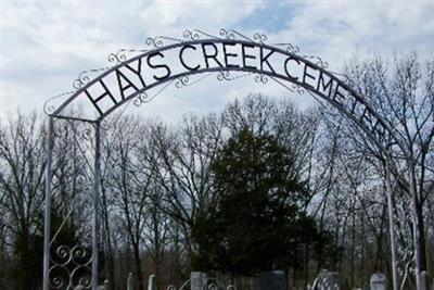 Hays Creek Cemetery on Sysoon