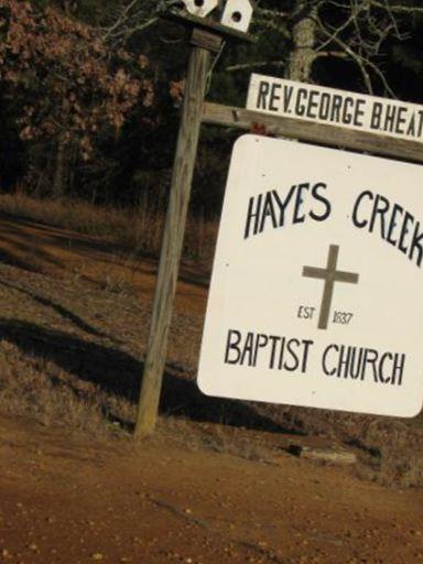 Hays Creek Cemetery (white) on Sysoon