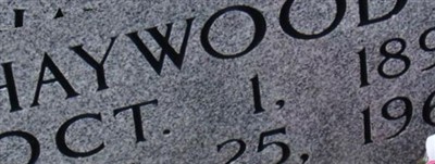 Haywood F. Blocker on Sysoon