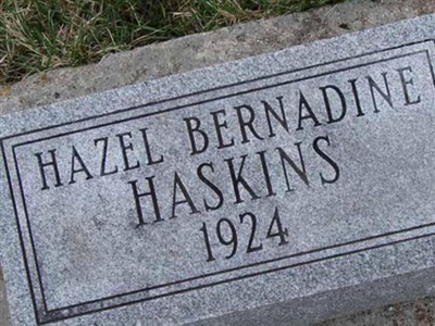 Hazel Bernadine Haskins on Sysoon