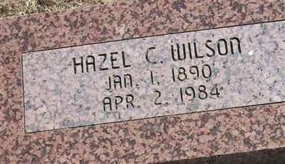 Hazel C Wilson on Sysoon