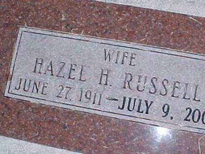 Hazel HIGGINBOTHAM Russell on Sysoon