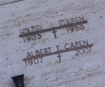 Hazel I Boyce Capen on Sysoon