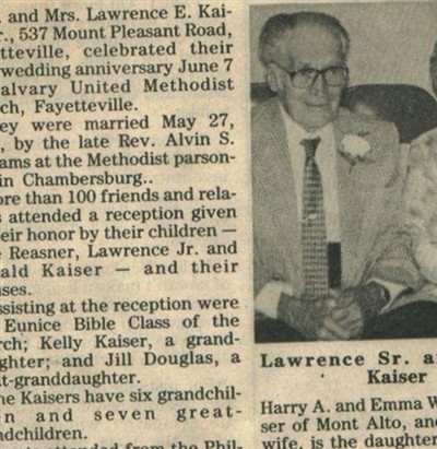 Hazel Lorraine Carbaugh Kaiser on Sysoon