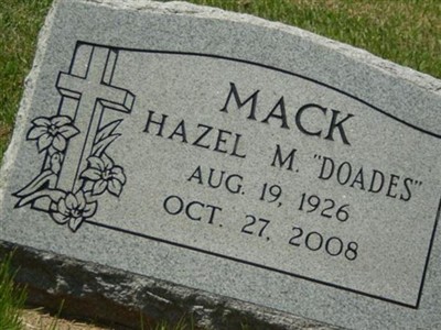 Hazel M Doades Mack on Sysoon