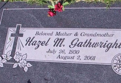 Hazel M Gathwright on Sysoon