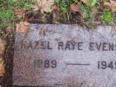 Hazel Raye Evanson on Sysoon