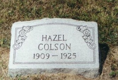 Hazel Rogers Colson on Sysoon