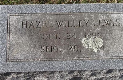 Hazel Willey Lewis on Sysoon