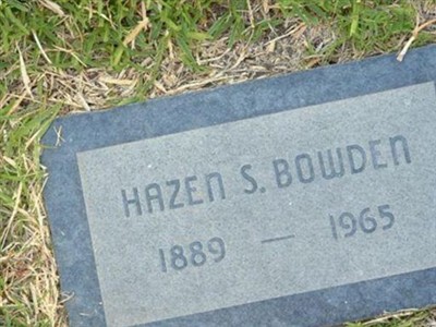 Hazen S. Bowden on Sysoon