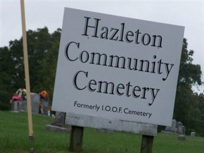 Hazleton Community Cemetery on Sysoon