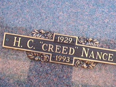 H C "Creed" Nance on Sysoon
