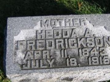 Hedda A. Fredrickson on Sysoon