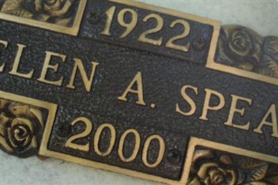 Helen A Spear on Sysoon