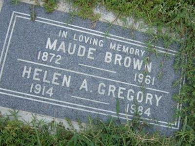 Helen Anna Brown Gregory on Sysoon
