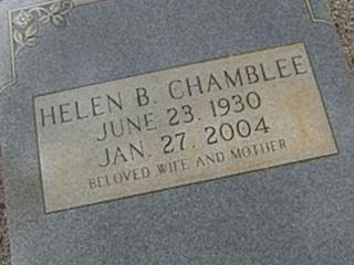 Helen B. Chamblee on Sysoon